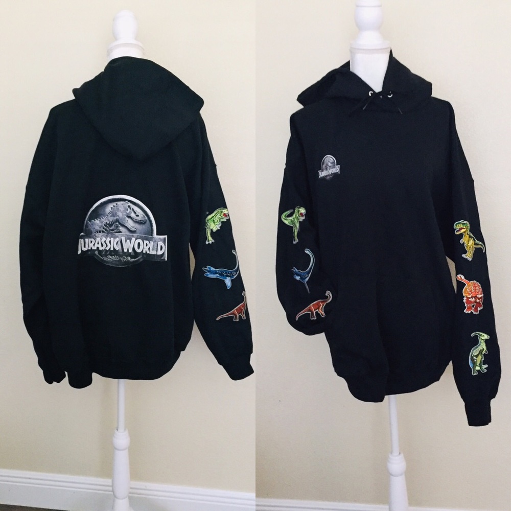 Jurassic World Dinosaur Patch Hoodie